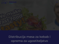 Frontpage screenshot for site: (http://www.frigus-grupa.hr)