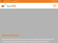 Frontpage screenshot for site: Penta d.o.o. (http://www.buscard.biz)