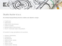 Frontpage screenshot for site: Studio Auctor d.o.o. (http://www.studioauctor.hr)