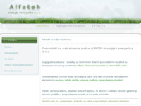 Slika naslovnice sjedišta: Alfateh ekologija i energetika d.o.o. (http://www.alfateh-rijeka.hr)