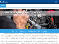 Frontpage screenshot for site: Boltano servis brodskih motora Mercury, Mariner, Mercruiser, CMD, Volvo Penta, Volkswagen Marine (http://boltano-servis.hr)