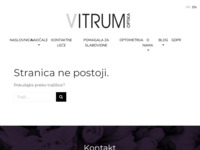 Frontpage screenshot for site: Kontaktne leće (http://vitrum.hr/kontaktne-lece.aspx?page=1)