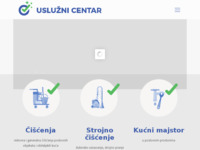 Frontpage screenshot for site: (http://www.usluznicentar.hr)