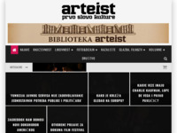 Frontpage screenshot for site: (http://www.arteist.hr)