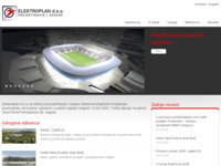 Frontpage screenshot for site: (http://www.elektroplan.hr)