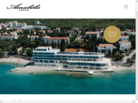 Frontpage screenshot for site: Luxury Hotel Amabilis, Selce (http://www.hotelamabilis.com)