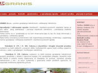 Frontpage screenshot for site: Granis d.o.o. (http://www.granis.hr)