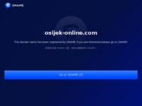 Frontpage screenshot for site: (http://www.osijek-online.com)