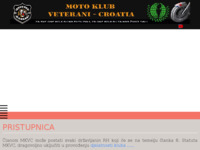 Frontpage screenshot for site: MKVC - Moto klub Veterani - Croatia (http://www.mk-veterani.hr)