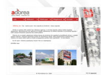 Frontpage screenshot for site: (http://www.adorea.hr)