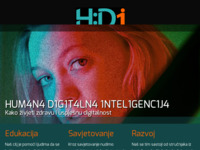 Frontpage screenshot for site: Hrvatsko društvo za integralnost (http://www.hdi.hr)
