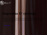 Frontpage screenshot for site: (http://www.blue-it.hr)