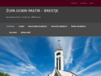 Frontpage screenshot for site: Župa Dobri Pastir (http://www.dobripastir.hr)