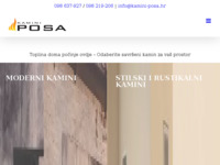 Frontpage screenshot for site: Kamini Posa (http://www.kamini-posa.hr)