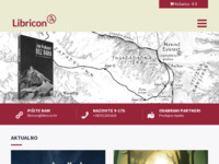 Frontpage screenshot for site: Libricon (http://www.libricon.hr)
