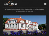 Frontpage screenshot for site: Štuk-mont, proizvodnja štukatura i dekorativnoh fasadnih elemenata (http://www.stuk-mont.hr)