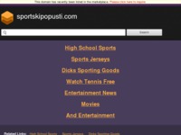 Frontpage screenshot for site: (http://www.sportskipopusti.com)
