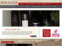 Frontpage screenshot for site: Udruga vinara otoka Krka (http://www.bukaleta.hr)