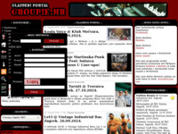 Frontpage screenshot for site: (http://groupie.hr)