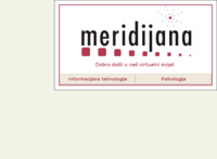 Frontpage screenshot for site: Meridijana (http://www.meridijana.hr)
