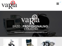 Frontpage screenshot for site: (http://www.varia-zagreb.hr)