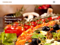 Frontpage screenshot for site: Pizzeria Gigi Prečko (http://www.pizzeria-gigi.hr)