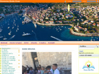Frontpage screenshot for site: Osnovna škola Hvar (http://www.os-hvar.skole.hr/)