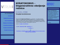 Frontpage screenshot for site: Keratokonus - Degenerativno oboljenje rožnice (http://blog.dnevnik.hr/keratokonusvitrum)