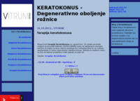 Slika naslovnice sjedišta: Keratokonus - Degenerativno oboljenje rožnice (http://blog.dnevnik.hr/keratokonusvitrum)