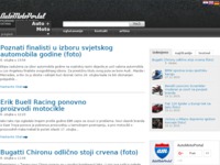 Frontpage screenshot for site: AutoMotoPortal (http://automotoportal.hr)