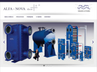 Frontpage screenshot for site: AlfaNova (http://www.alfanova.hr)