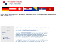 Frontpage screenshot for site: (http://www.jezik.de)