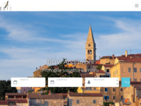 Frontpage screenshot for site: Bovi - Tourist Agency Vrsar (http://www.bovi.hr)