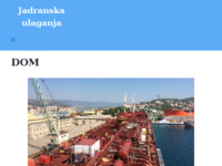 Frontpage screenshot for site: Jadranska ulaganja (http://jadranska-ulaganja.hr)