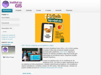 Frontpage screenshot for site: (http://www.i-gis.hr)