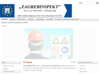 Frontpage screenshot for site: zaštita na radu (http://www.zagrebinspekt.hr)