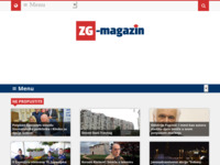 Frontpage screenshot for site: ZG-magazin (http://udruga-zg.hr/)