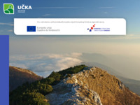 Frontpage screenshot for site: Park prirode Učka (http://www.pp-ucka.hr/)
