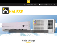 Frontpage screenshot for site: Hausse (http://www.hausse.hr)