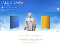 Frontpage screenshot for site: Falun Dafa (http://falundafa.hr)