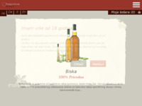 Frontpage screenshot for site: Degustacija vina i rakija, Enoteka Sempervivum (http://sempervivum.hr)