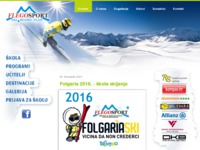 Frontpage screenshot for site: Flego Sport - Škola skijanja, Medovićeva 3, 51 000 Rijeka (http://www.flegosport.hr)