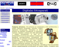 Frontpage screenshot for site: Digitalni fotoaparati (http://free-du.htnet.hr/digital/)
