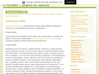 Frontpage screenshot for site: O islamu - pogled sa zapada (http://islamu.wordpress.com)