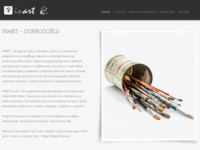 Frontpage screenshot for site: Inart - razvoj likovne umjetnosti, grafičkog oblikovanja i dizajna (http://www.inart-zg.hr)
