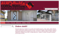 Frontpage screenshot for site: (http://www.alu-bravarija-savoric.hr)