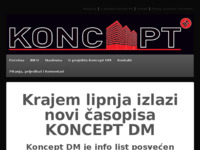 Frontpage screenshot for site: Koncept DM (http://www.monticola.hr)