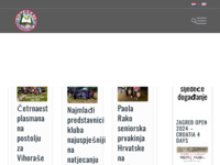 Frontpage screenshot for site: Orijentacijski klub Vihor (http://www.vihor.hr/)