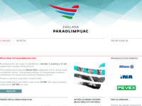 Frontpage screenshot for site: Zaklada Paraolimpijac (http://www.paraolimpijac.hr/)