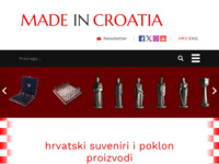 Frontpage screenshot for site: (http://www.made-in-croatia.com.hr)